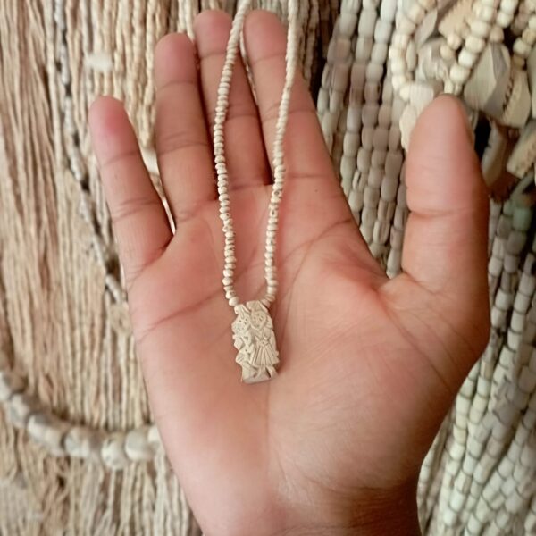 Radha Krishna (handmade) Locket Design Mala – 1 Round