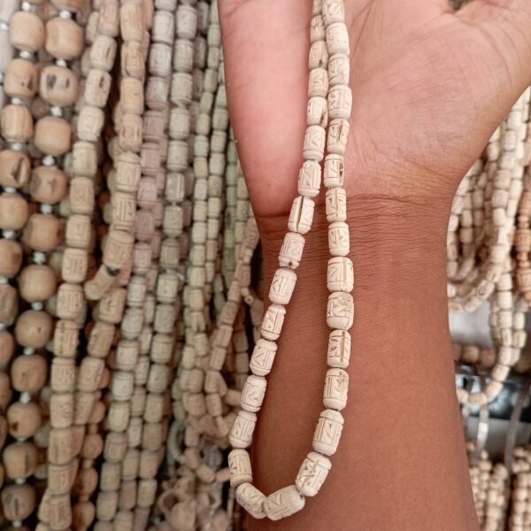 Radha Naam Chora Dana Design Tulsi Mala – 3 Round